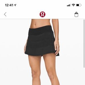 Lululemon Pace Rival Skirt Black Tall